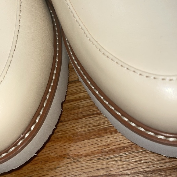 NEW Naturalizer Women Desi Chain Platform Lug Sole Heeled Loafer Taupe 11 W Wide - Picture 15 of 17